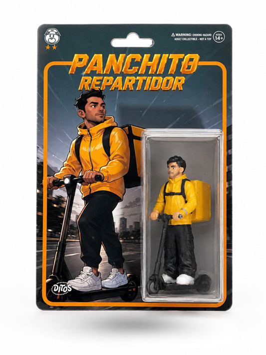 Figura Coleccionable "Panchito Repartidor" (Custom / Parodia)