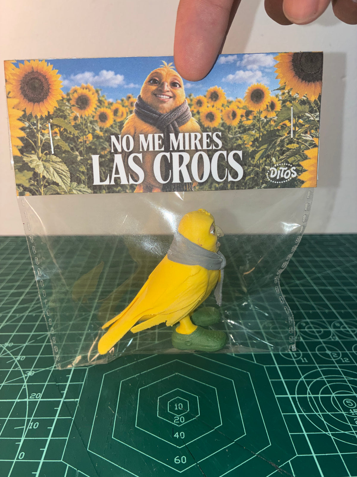 Figura Coleccionable "No me mires las Crocs”